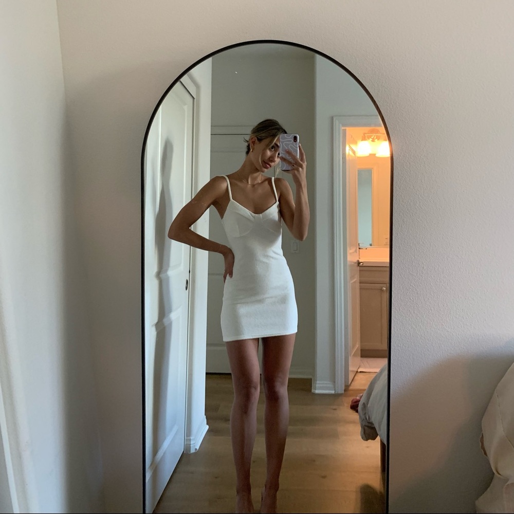 Terry cloth mini dress